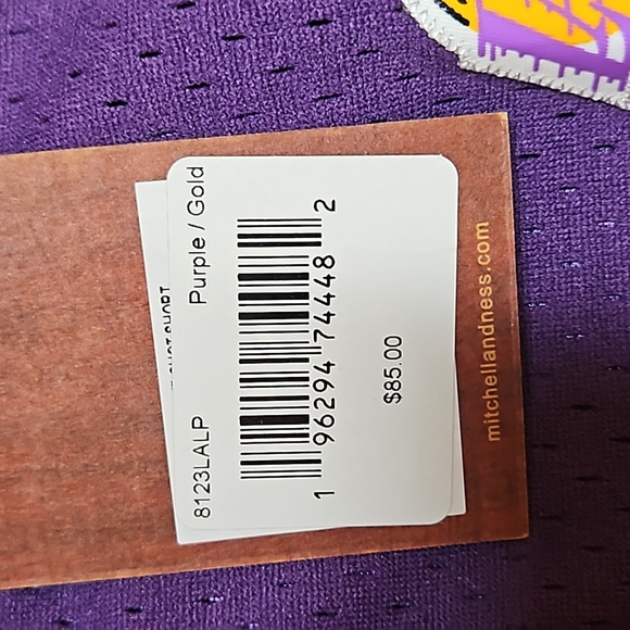 Mitchell and Ness lakers shorts nwt - Picture 2 of 4